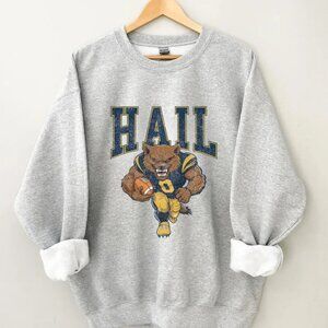 Michigan Wolverines NCAA Sweatshirt Retro University of Michigan Football Shirt